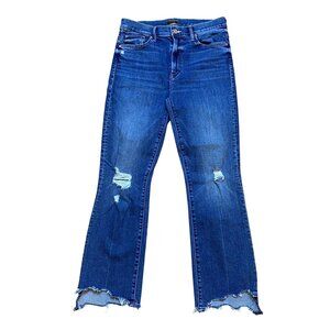 Mother The Insider Crop Step Chew Dancing on Coals Jeans Size 29